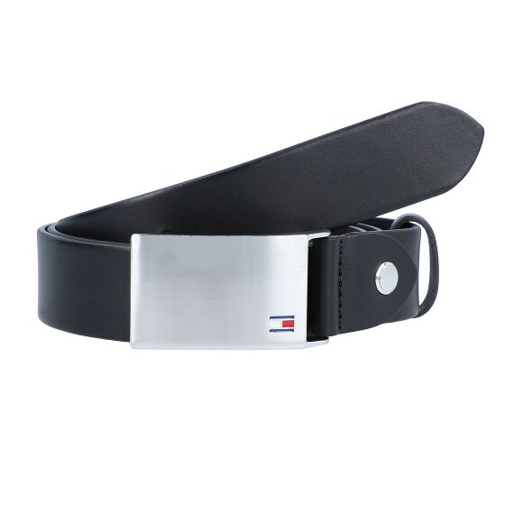 Tommy Hilfiger Skórzany pasek z plakietką