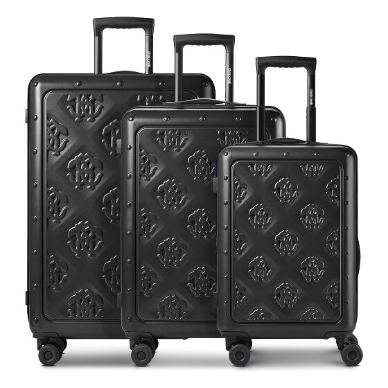 Roberto Cavalli Florence 4 kółka Zestaw walizek 3-części z funkcją poszerzenia
