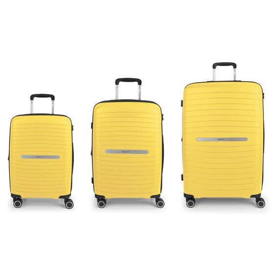 Gabol Shinyuu 4 kółka Zestaw walizek 3-części z plisą rozprężną