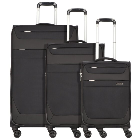 Worldpack Dublin 4 kółka Zestaw walizek 3-części z plisą rozprężną