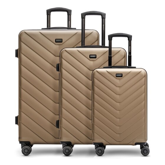 Redolz Essentials 07 3-SET 4 kółka Zestaw walizek 3-części