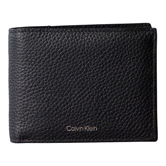 Calvin Klein Embossed Portfel Skórzany 12 cm
