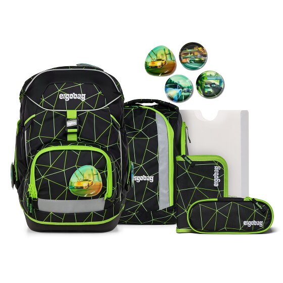 Ergobag Zestaw tornistrów 6 szt. z zestawem rzepów