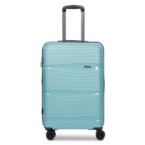 d&n Travel Line 4300-Plus 4 kółka Walizka M 65 cm z plisą rozprężną