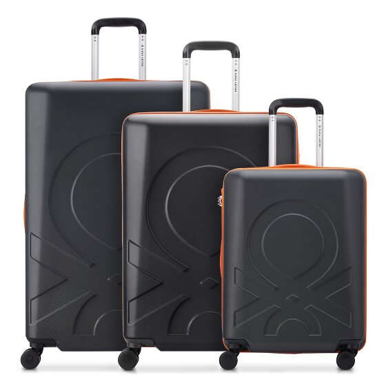 Delsey Paris x Zestaw walizek na 4 kółkach United Colors of Benetton Fabrica 3 szt.