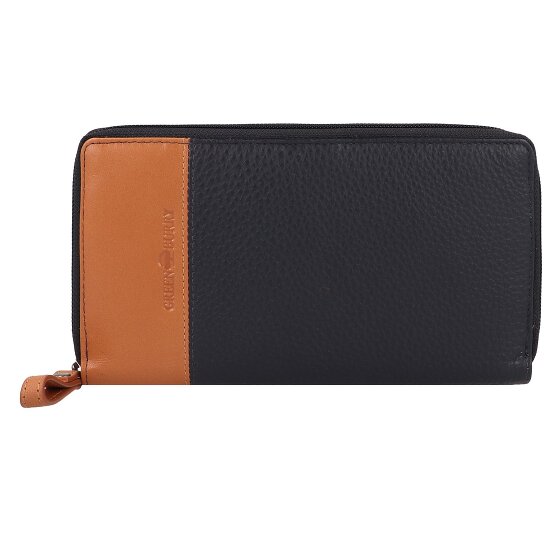 Greenburry Nappa Portfel Ochrona RFID Skórzany 19.5 cm