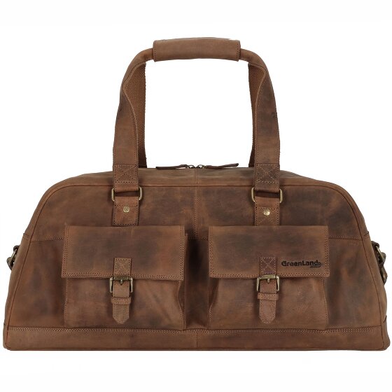 Greenland Nature Montenegro Weekender Travel Bag Leather 60 cm