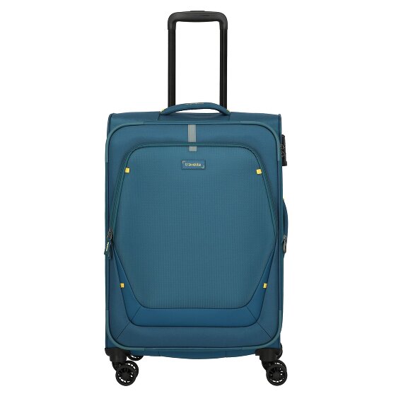 Travelite Umbria 4 kółka Walizka M 67 cm z plisą rozprężną