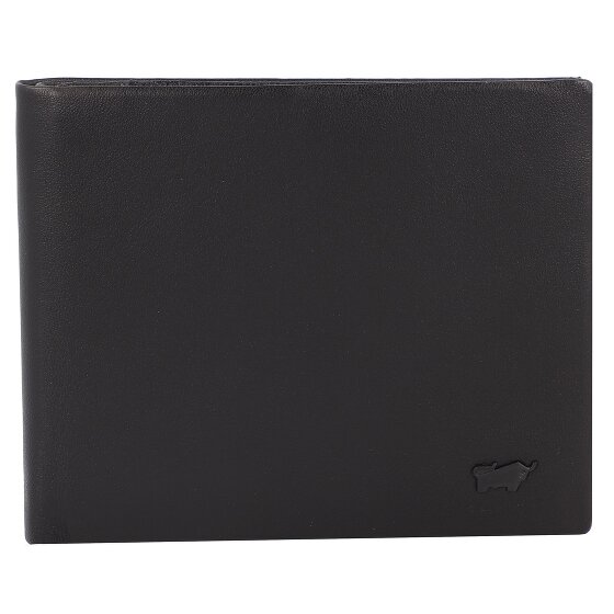 Braun Büffel Hannes Portfel Ochrona RFID Skórzany 12 cm