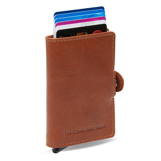 The Chesterfield Brand Baldwin Etui na karty kredytowe Ochrona RFID Skórzany 6.5 cm