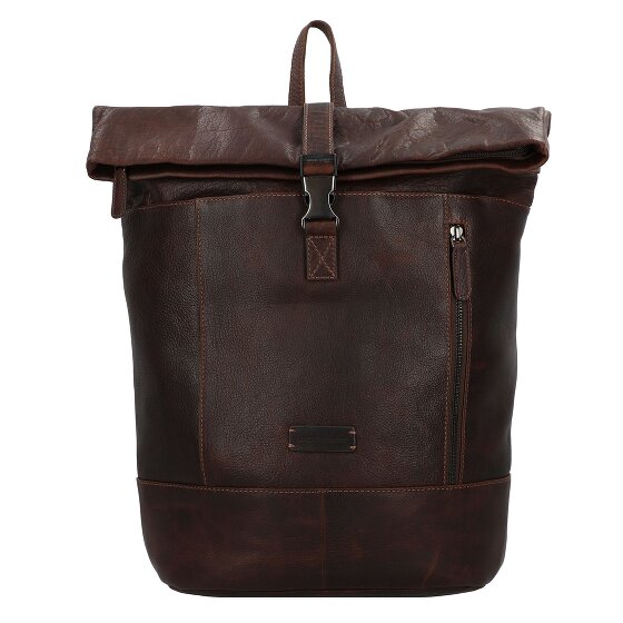 Jack Kinsky Porto Plecak Skórzany 43 cm Komora na laptopa