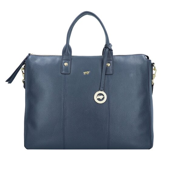 Braun Büffel Hanna Shopper Bag Skórzany 39 cm Komora na laptopa