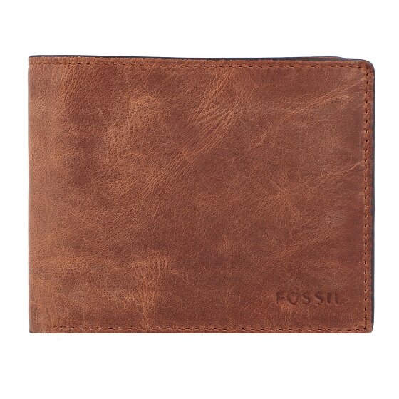 Fossil Derrick Portfel skórzany 11 cm