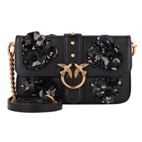 PINKO Love One Mini Torba Torba na ramię Skórzany 18 cm