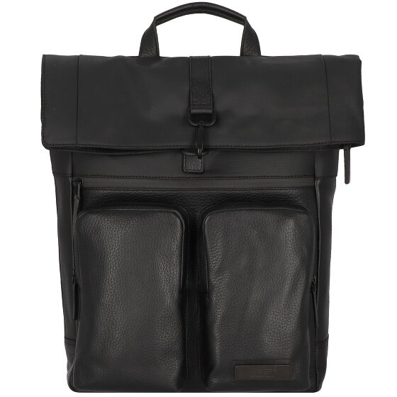 Jost Stockholm Plecak skórzany 45 cm Komora na laptopa
