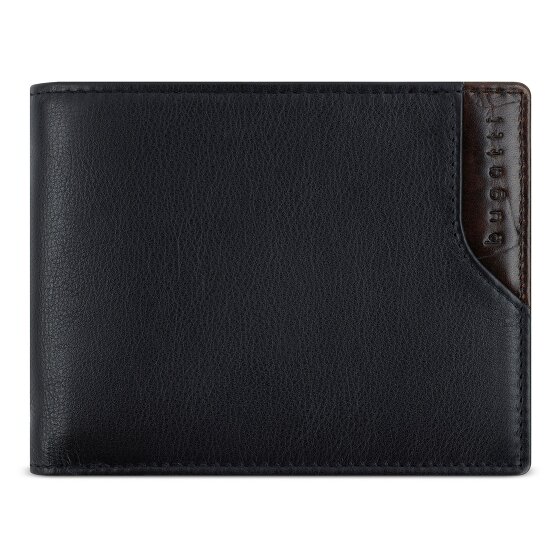 bugatti Corso DeLuxe Portfel Ochrona RFID Skórzany 12.5 cm