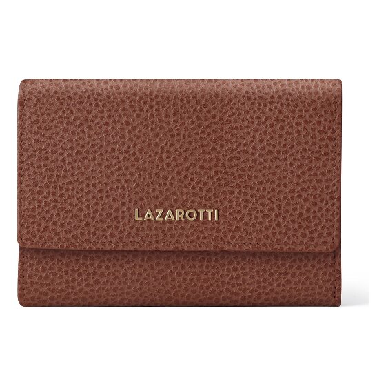 Lazarotti Portfel Bologna Leather XL z kieszenią zapinaną na zamek dookoła, Skóra, 14 cm