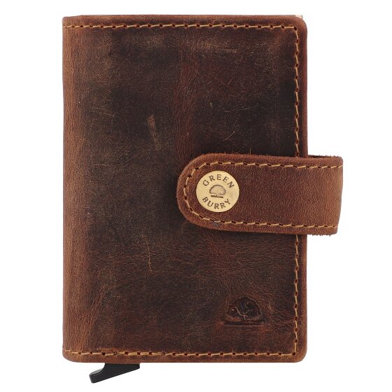Greenburry Vintage Portfel Ochrona RFID Skórzany 7.5 cm