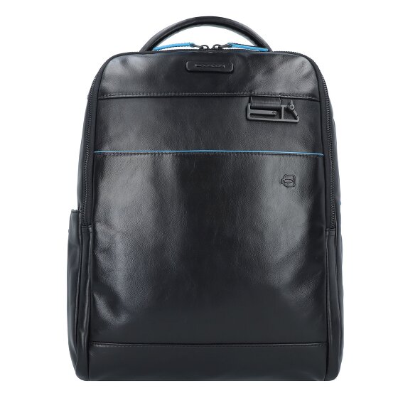 Piquadro Blue Square Revamp Plecak biznesowy Skórzany 37 cm Komora na laptopa