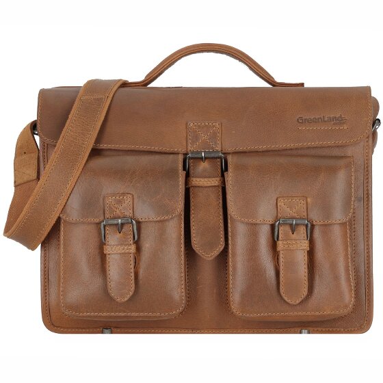 Greenland Nature Nature Briefcase Leather 40 cm