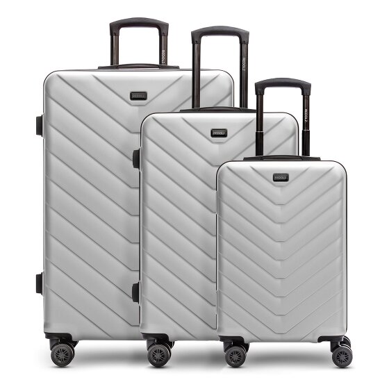 Redolz Essentials 07 3-SET 4 kółka Zestaw walizek 3-części