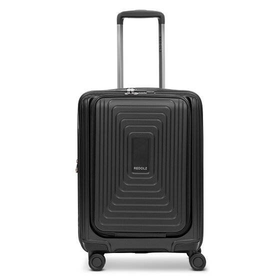 Redolz Essentials 14 4 kółka Walizka kabinowy S 55 cm Komora na laptopa z plisą rozprężną