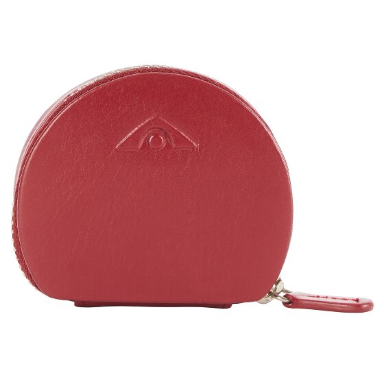 Voi Miękki hebanowy skórzany portfel na monety 7 cm