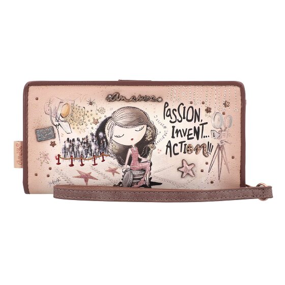Anekke Hollywood Portfel Ochrona RFID 18.5 cm