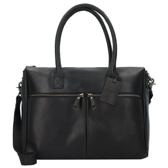 Burkely Skórzana torba na ramię Vintage Valerie 39 cm z przegrodą na laptopa