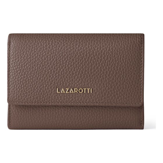 Lazarotti Portfel Bologna Leather XL z kieszenią zapinaną na zamek dookoła, Skóra, 14 cm