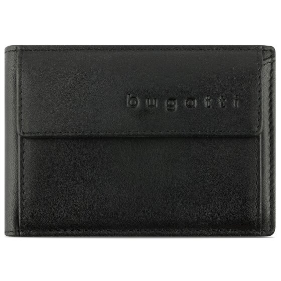 bugatti Super Slim Portfel Ochrona RFID Skórzany 10 cm