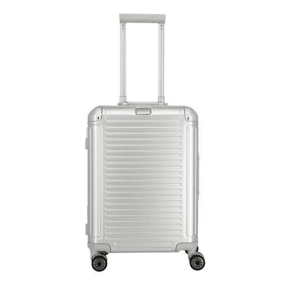 Travelite Walizka kabinowa Next z 4 kółkami, Aluminium, 55 cm