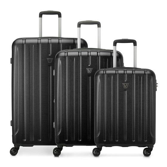 Roncato Kinetic 2.0 4 kółka Zestaw walizek 3-części z plisą rozprężną
