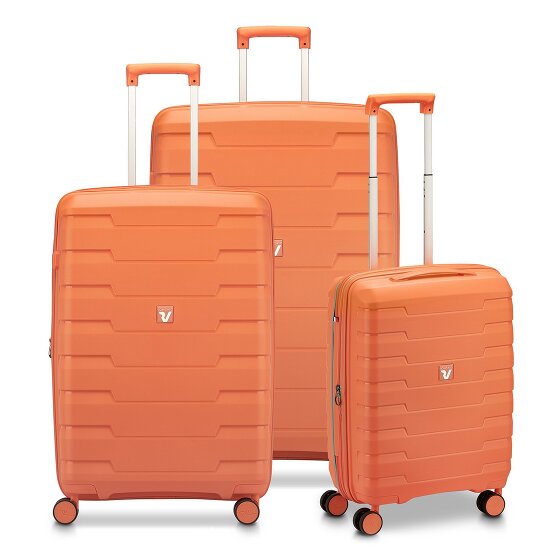 Roncato Skyline 2.0 4 kółka Zestaw walizek 3-części z plisą rozprężną