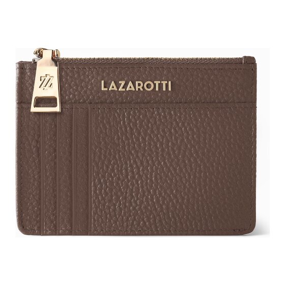 Lazarotti Skórzane etui na klucze Bologna Skórzane etui na klucze 11,5 cm z przegródką na przywieszkę powietrzną