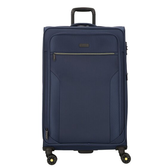 d&n Travel Line 9704 4 kółka Walizka L 78 cm z plisą rozprężną