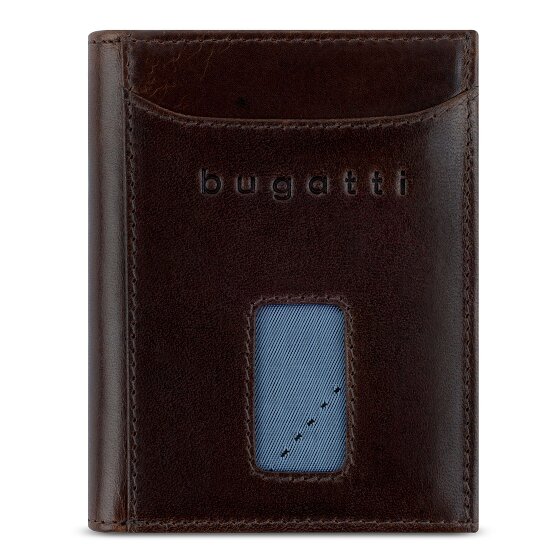 bugatti Secure Slim Portfel Ochrona RFID Skórzany 8 cm