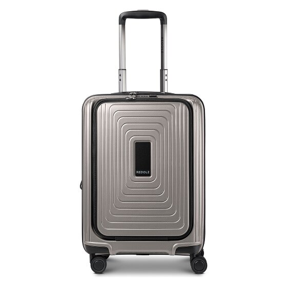Redolz Essentials 14 4 kółka Walizka kabinowa S 55 cm Komora na laptopa z funkcją poszerzenia