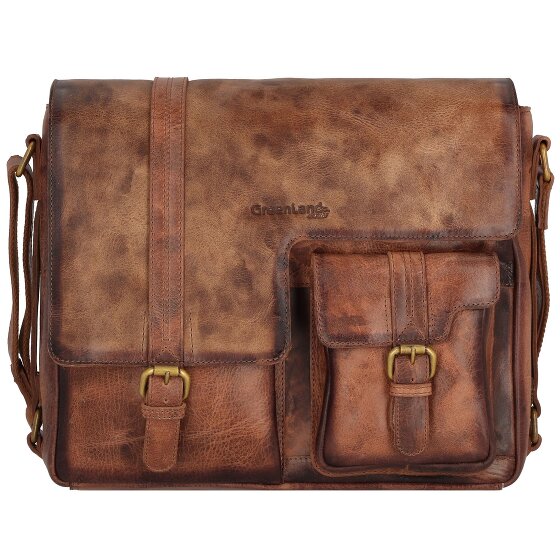 Greenland Nature Mascu & Line Skórzana torba na ramię 30 cm