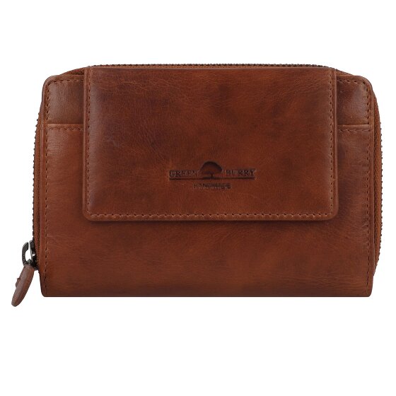 Greenburry Newport Portfel Ochrona RFID Skórzany 14 cm