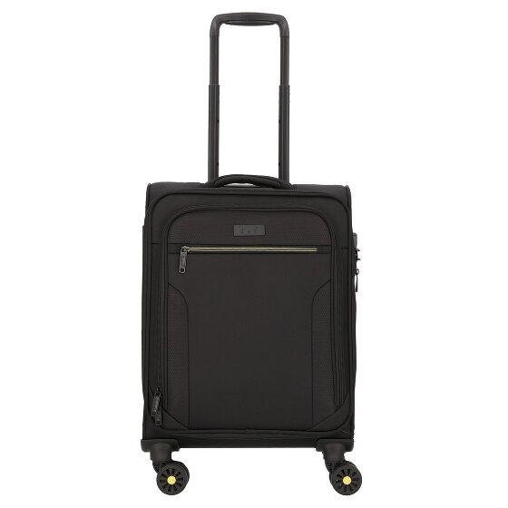 d&n Travel Line 9704 4 kółka Walizka kabinowa S 55 cm z funkcją poszerzenia