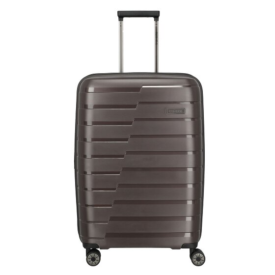 Travelite Air Base 4 kółka Walizka M 67 cm z plisą rozprężną