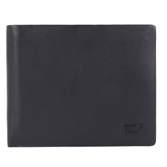 Braun Büffel Hannes Portfel Ochrona RFID Skóra 12 cm