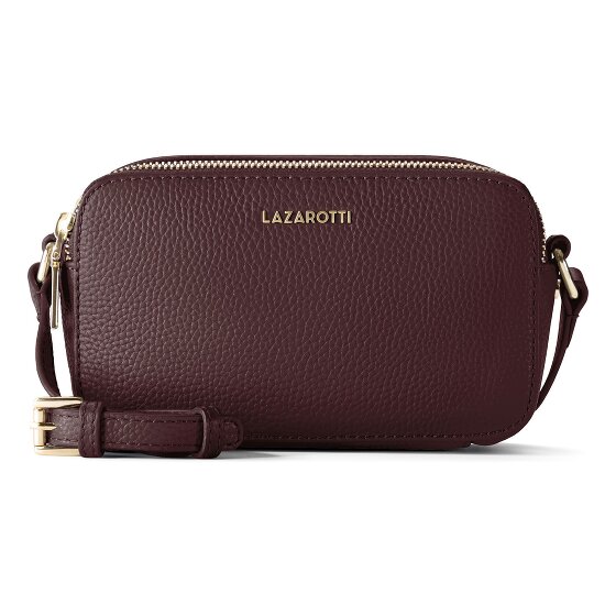 Lazarotti Skórzana torba na ramię z Bolonii Camera-Bag, skóra, z podwójnym zamkiem, 18 cm