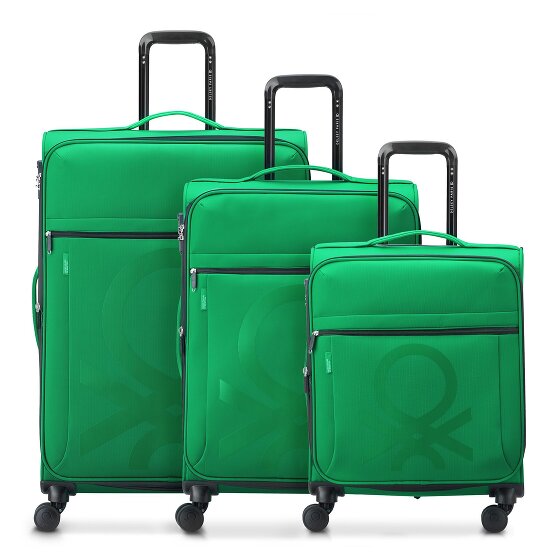 Delsey Paris x Zestaw walizek na 4 kółkach United Colors of Benetton Colour Block 3 szt.