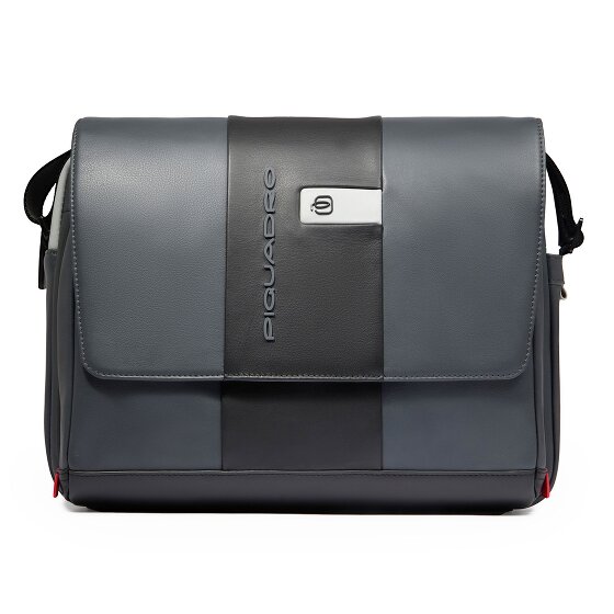 Piquadro Urban Posłaniec Ochrona RFID Skórzany 35 cm Komora na laptopa