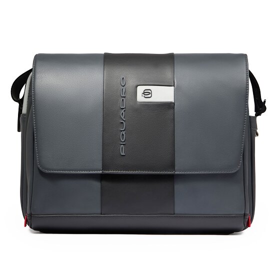 Piquadro Urban Posłaniec Ochrona RFID Skórzany 35 cm Komora na laptopa