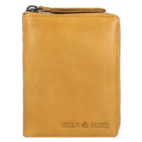 Greenburry Vintage Washed Leather Wallet 10 cm