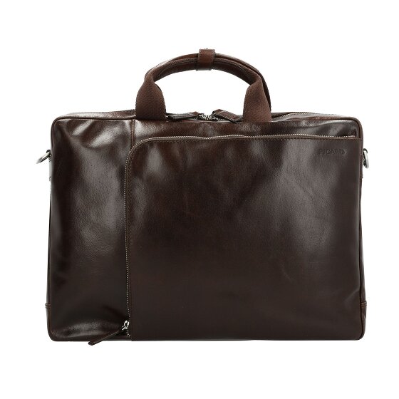 Picard Buddy Briefcase Messenger Skórzany 42 cm Komora na laptopa
