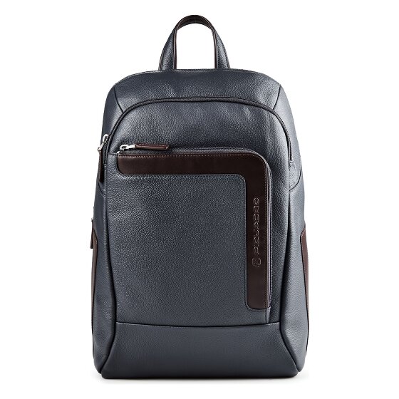 Piquadro Plecak Skóra 39 cm Komora na laptopa